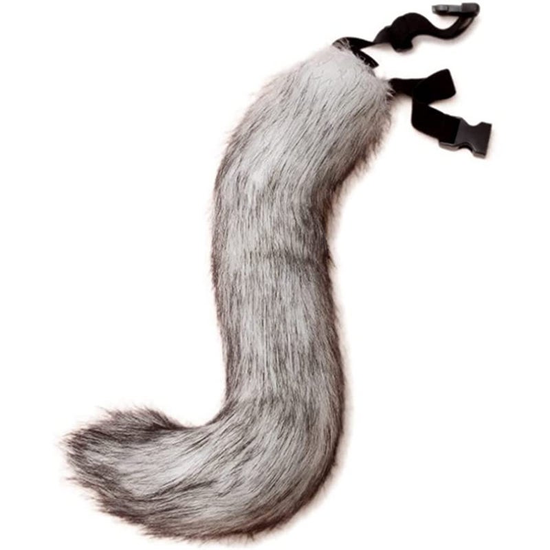 DRESHOW Fox Fur Tail Fake Fur Tail Dog Tail Cosplay Party Costume Super Huge Fluffy Tail for Adult - Image 1